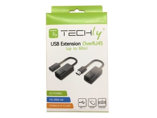 TECHly USB extender on Cat.5E/6 60m cable - USB-förlängningskabel - upp till 60 m