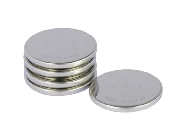 GP knapcelle, Lithium, CR2025, 5-pak