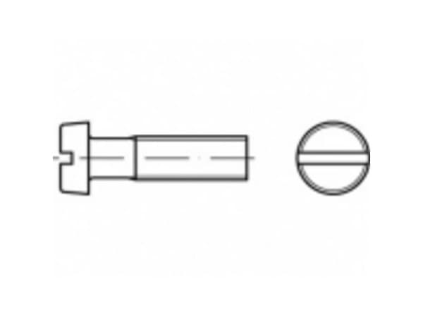 TOOLCRAFT cylinderskruv M4 8 mm (polyamid) 200 st