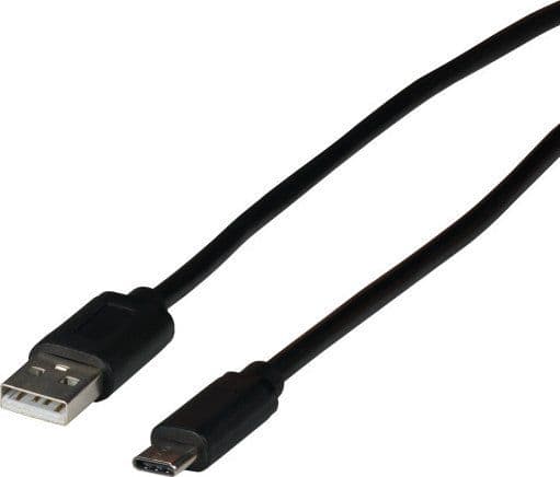 EFB Electronics EBUSBC-USB20AK.1, 1 m, USB C, USB A, USB 2.0, 480 Mbit/s, sortering