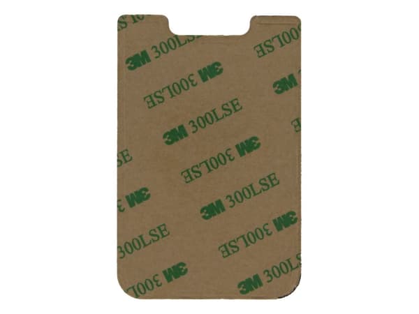 DELTACO - Kortholder - 3M lim, lim - Lycra - svart