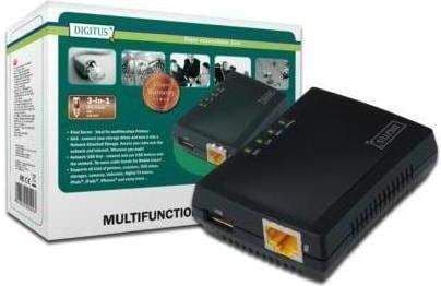 DIGITUS Multifunction Network Server DN-13020 - Enhetsserver - 100Mb LAN, USB 2.0