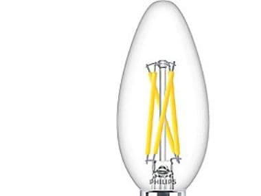 Philips 44941100, 3,4 W, 40 W, E14, 470 lm, 25000 timer, Varm glød