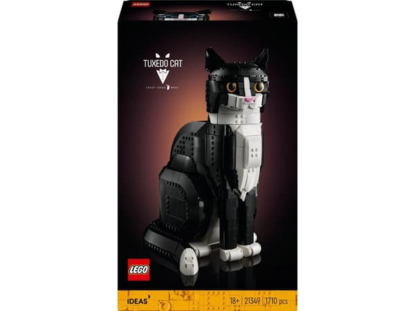 LEGO Ideas svartvit katt