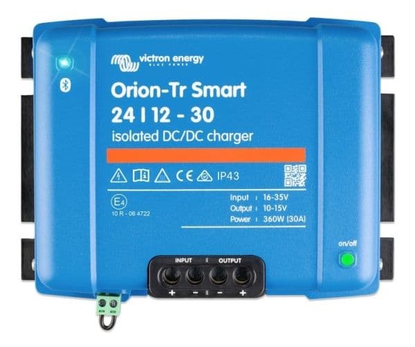 Orion-Tr Smart 24/12-30A isolert DC-DC-lader