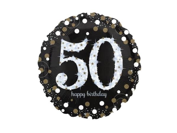 Folioilmapallo 50 vuotta Sparkling