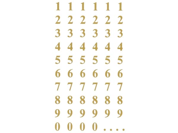 Avery 3728, guld, permanent, blank, 7,6 cm, 12 cm, 124 st