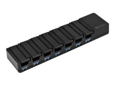 SilverStone SST-UC03B-PRO - Hub - 7 x USB 3.1 Gen 1 - stasjonær