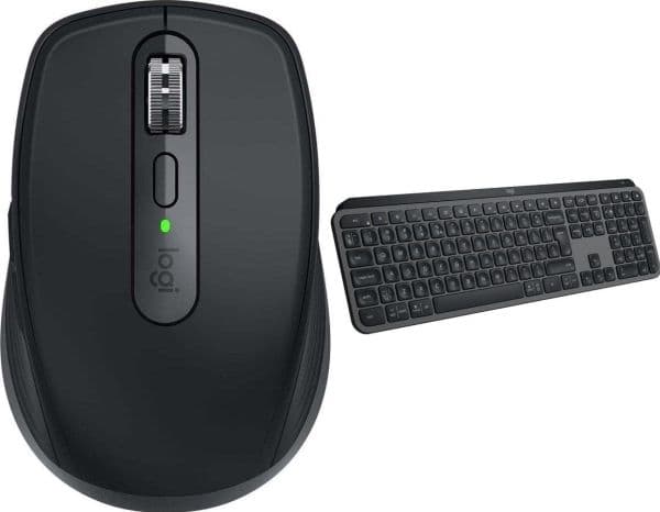 Logitech MX Anywhere 3S Graphite (910-006929) + MX Keys S trådlös - Graphite US (920-011587)