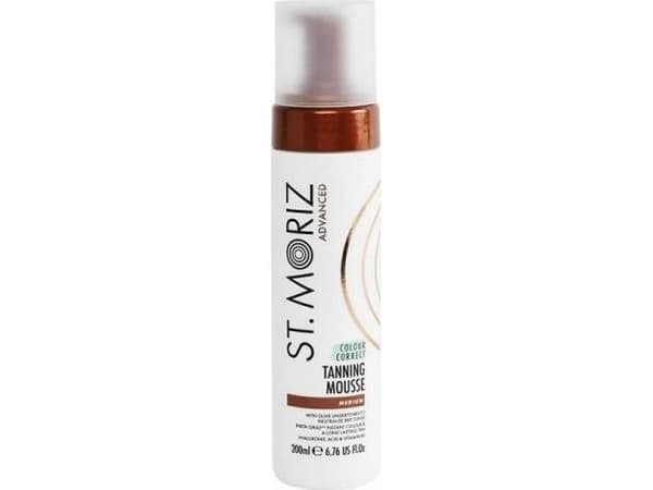 St Moriz Advanced Colour Correcting Tanning Mousse Medium with Hyaluronic Acid