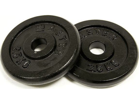 MASTER valurautapainot 2.5kg x2