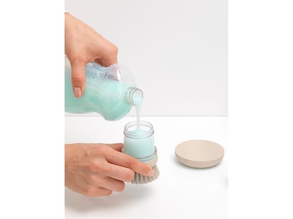 Brabantia oppvaskbørste med dispenser, plast