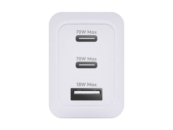 DBRAMANTE IT EU WALL CHARGER 2XUSB-C 70W + 1XUSB-A WHITE