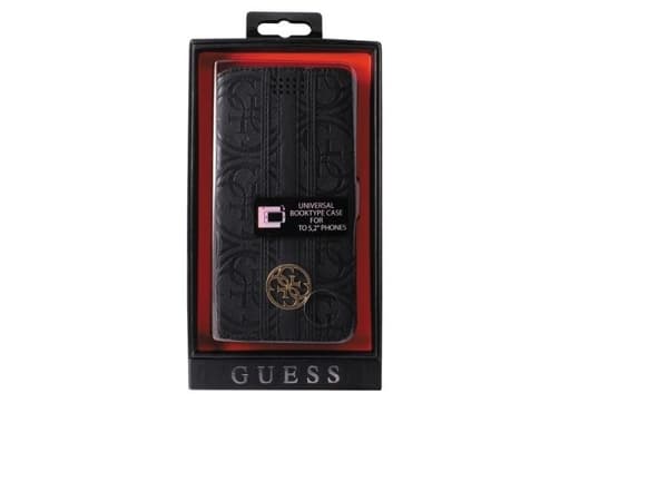 GUESS HBOOKUNIL-BLK, Folio, Varje varumärke, 11,7 cm (4.6"), Svart