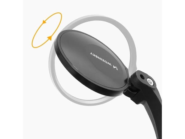 Wozinsky WLR-01I Rearview Left Bicycle Mirror - Black