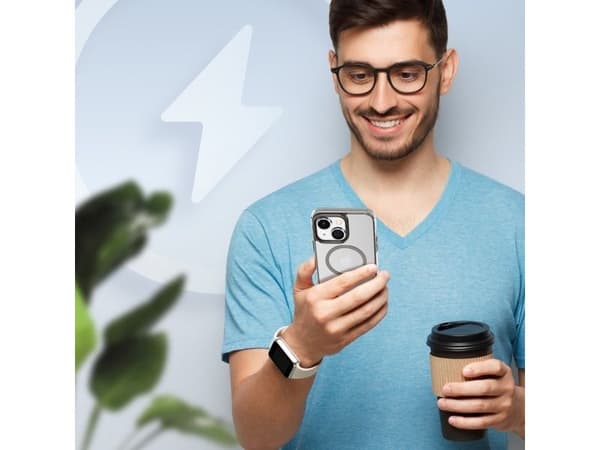 Dux Ducis Clin2-deksel til iPhone 14 Plus magnetisk MagSafe grå