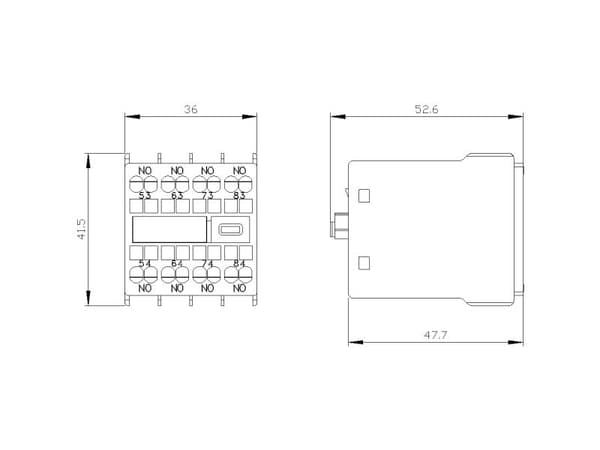 Siemens 3RH2911-2GA40 lisäkytkin 1 kpl