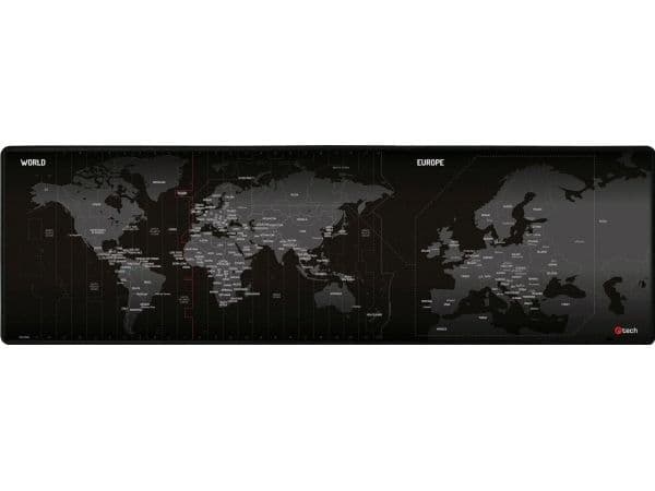 C-TECH MP-01W, Svart, Bild, Tyg, Halksäkert underlag