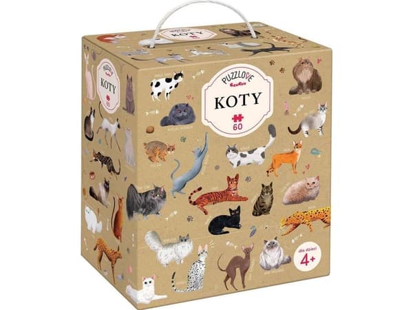 Bright Junior Media Puzzlove CzuCzu Katter 60 delar