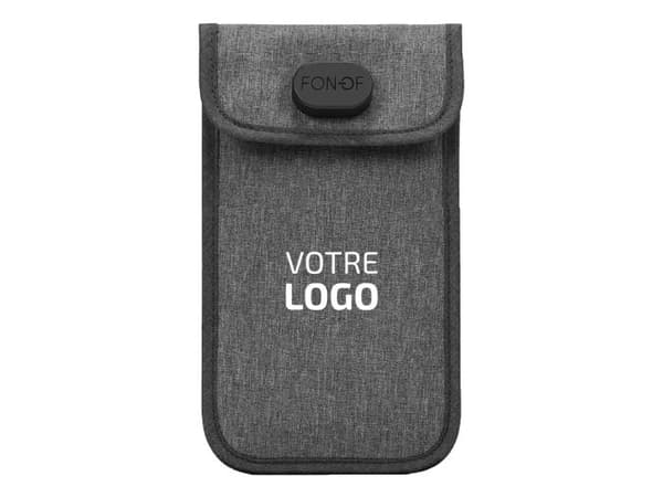FONOF ECO LOCKABLE & SIGNAL-BLOCKING SMARTPHONE POUCH 7'' GREY