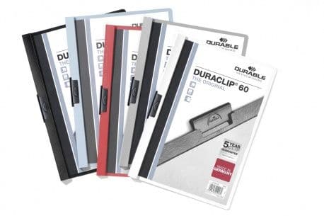 Durable 10DUR2209-10, Harmaa, A4, 25 kpl