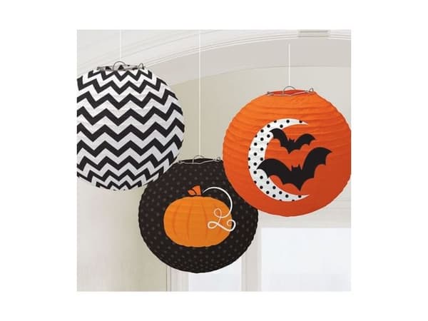Halloween lanterner 3 stk.