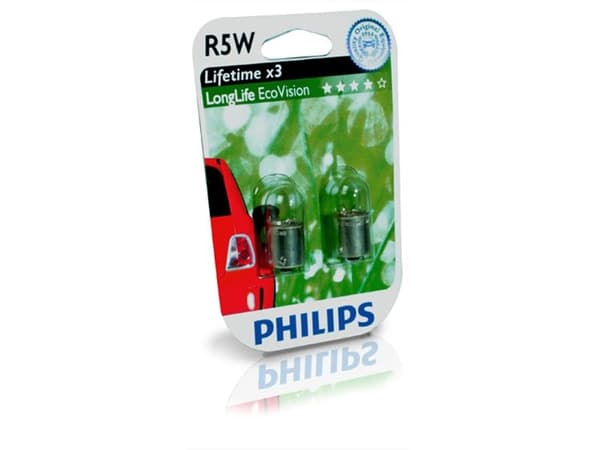 Philips Longlife EcoVision R5W 12V - set