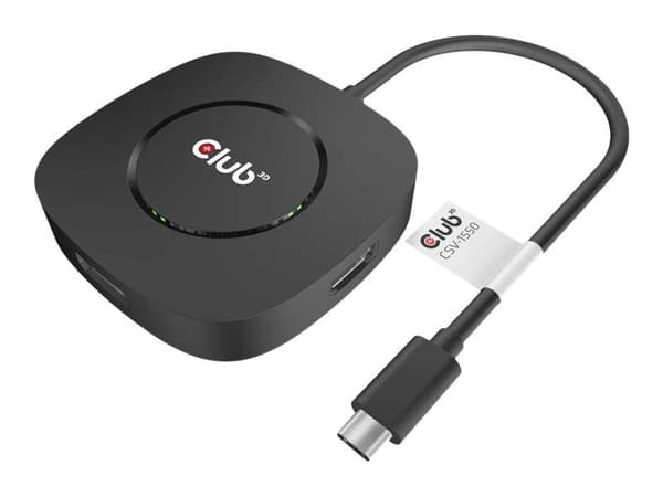 Club 3D - Dokkingstasjon - USB-C 3.2 Gen 1 - DP