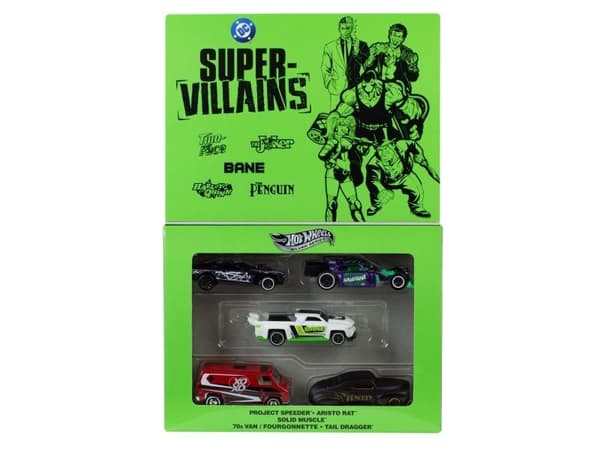 Hot Wheels Silver Batman 1:64 – 5-pakning