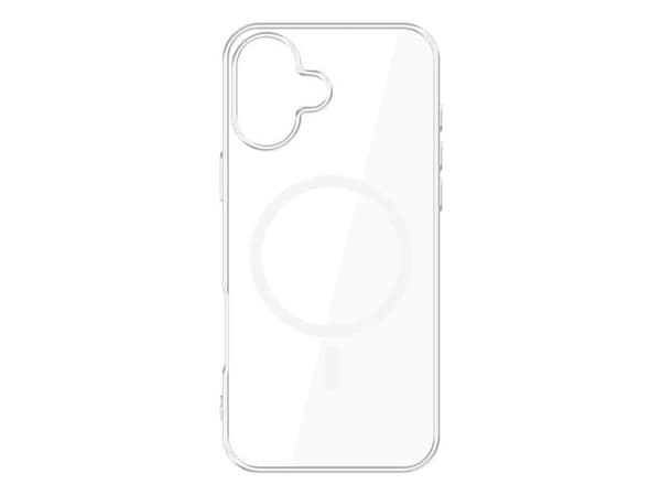 Mobilt bakdeksel 3MK iPhone 16 MagCase, gjennomsiktig