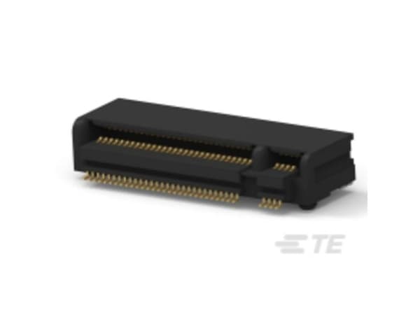 TE Connectivity 67 Way Right Angle Card Edge Memory Card Connector With Solder Termination