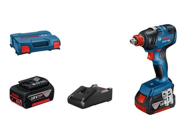 Bosch KOMBISLAGNØGLE GDX 18V-200 2X4AH L-CASE