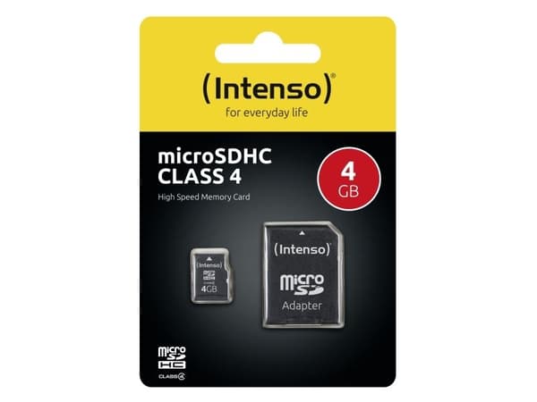Intenso - Flashminnekort (microSDXC til SD-adapter inkludert) - 512 GB