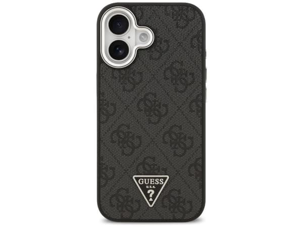 Guess 4G Triangle Logo MagSafe-deksel til iPhone 17 - svart