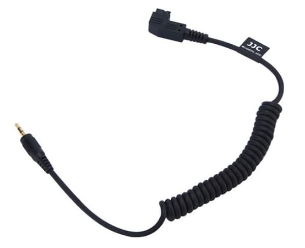 JJC Cable-C, Sort, Hankjønn/hankjønn, - Canon EOS 7 / EOS 7s / EOS 30 / EOS 33 / EOS 50 / EOS 50E / EOS 55 / EOS 60D / EOS 60Da / EOS..., 20 g