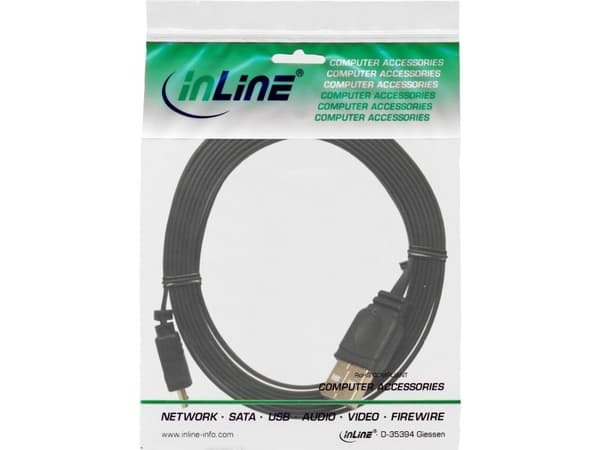 InLine 31720F, 2 m, USB A, Micro-USB B, USB 2.0, Hanstik/Hanstik, Lajittelu