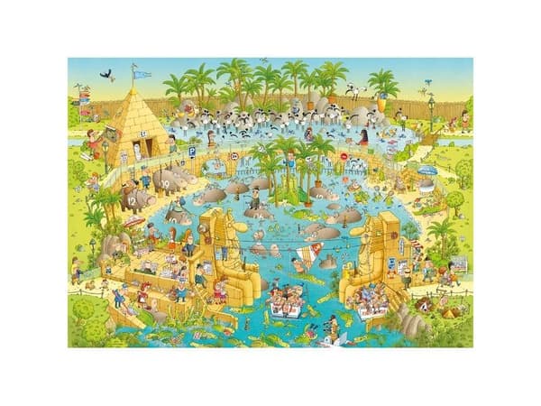 Heye Nile Habitat, 1000 stykker, Komikk