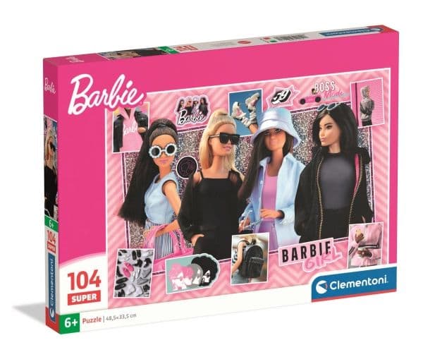 CLE puslespill 104 Super Barbie 25008