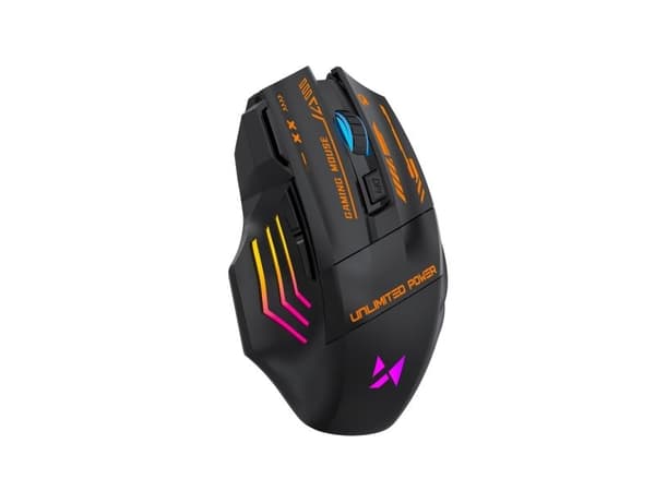 Wozinsky WMGB-1179 Wireless Optical Gaming Mouse with Built-in Rechargeable Battery 3200 DPI with Backlight - Black