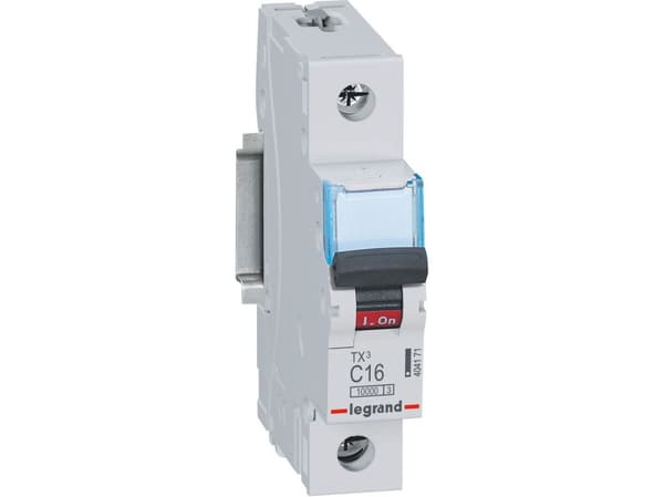 Legrand TX3, Dvärgbrytare, Typ C, IP20, 240 - 415 V