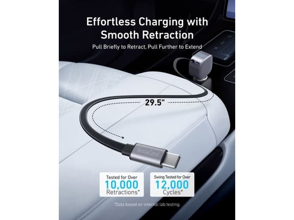 Anker Nano - Strömadapter - 75 Watt - 2 utdatakontakter (USB-C)