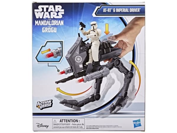 Star Wars Actionverse AT-RT leksaksfordon 21 cm