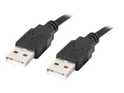 Lanberg - USB-kaapeli - USB (uros) - USB (uros) - USB 2.0 - 50 cm - musta