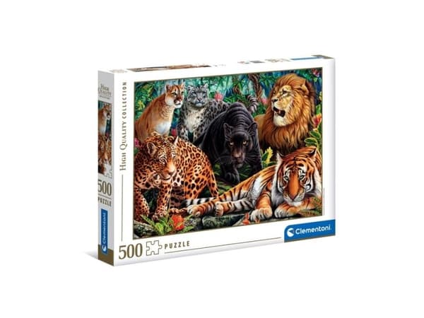 Clementoni pussel HQC Wild Cats, 500 bitar