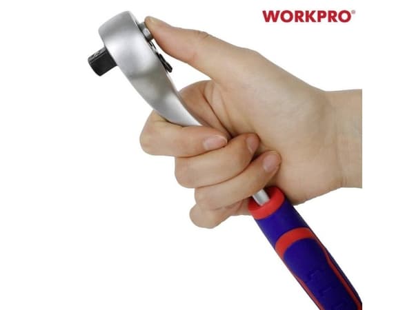WorkPro WP271010 Vendbar skralle 1/4 (6,3 mm) 152 mm