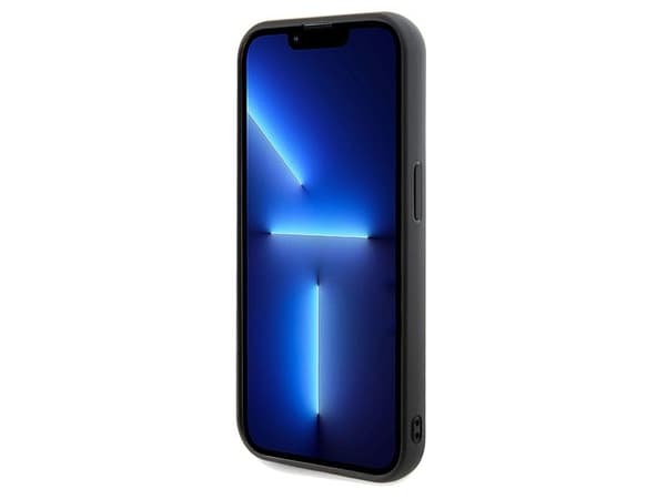 Guess Disco Metal Script-deksel for iPhone 14 Pro Max - svart