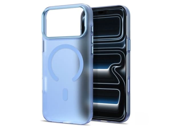 Tech-Protect MagZero MagSafe case for iPhone 17 Pro Max / 18 Pro Max - light blue matte