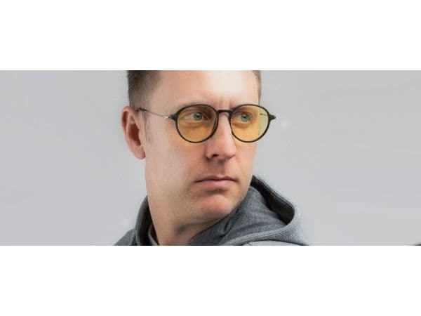 Gunnar Optiks LOO-03001, Menn, Rund, Klassisk, Sort, Nylon-polymer, 5,1 cm