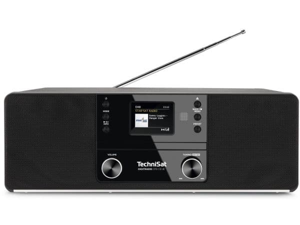 TechniSat DigitRadio 370 CD IR - Ljudsystem - 2 x 5 Watt - svart