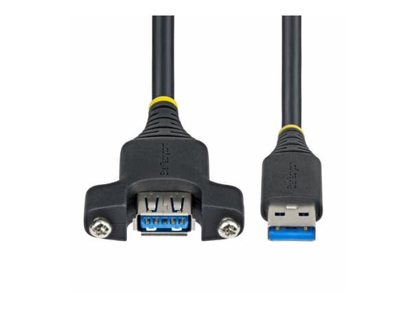 2m Panel Mount USB-A Extension Cable